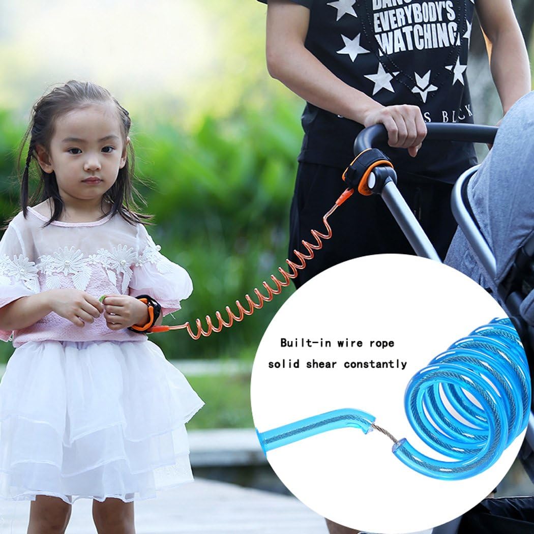 Hillento Baby Child Anti Lost Safety Wrist Link Harness Strap Rope Leash Walking Hand Belt for Toddlers