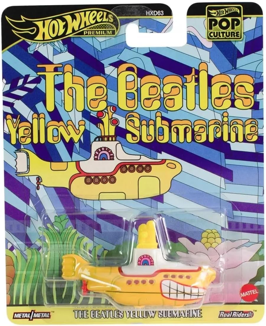 Hot Wheels Premium Pop Culture - The Beatles Yellow Submarine