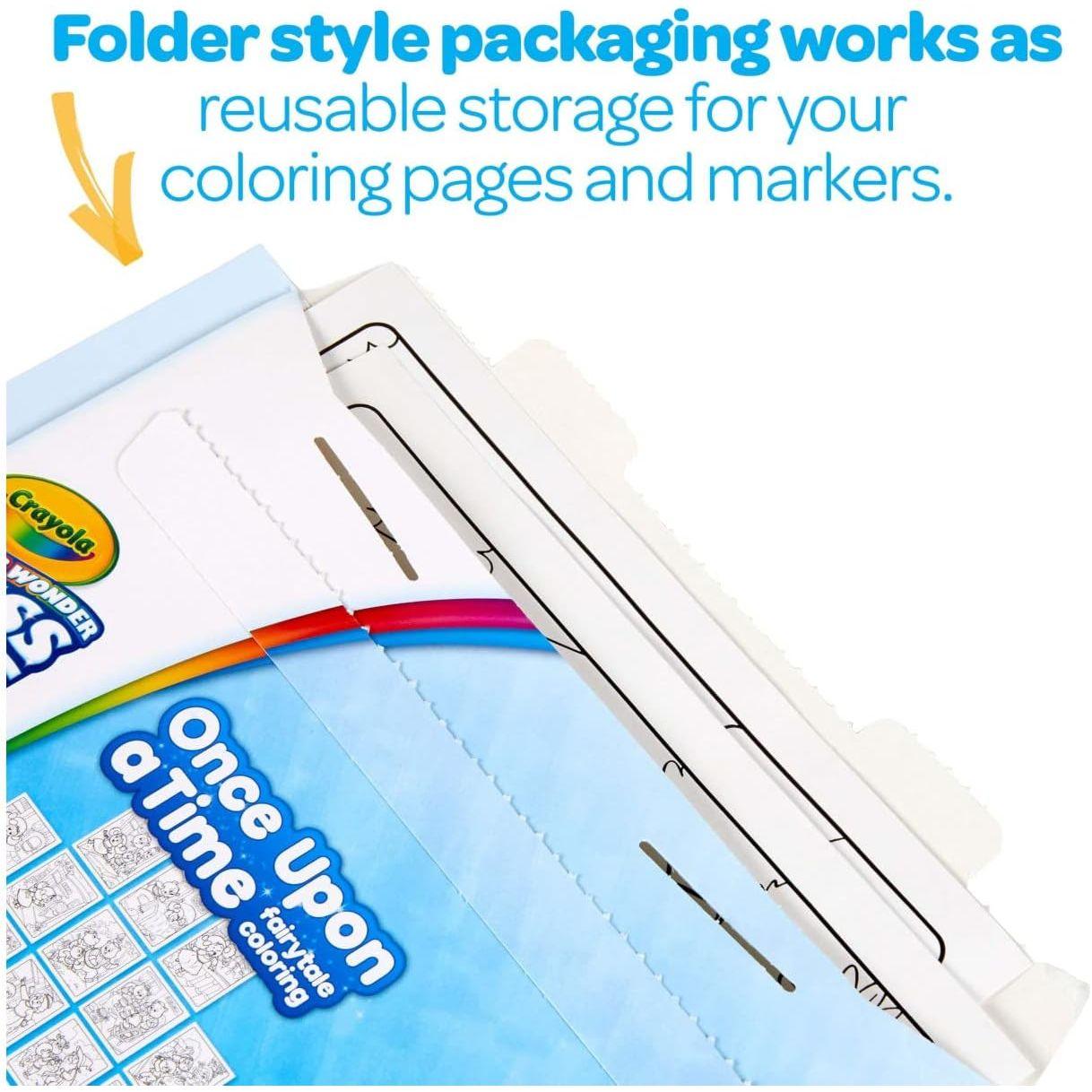 Crayola Color Wonder Fairytales (18 Pages), Mess Free Coloring for Kids & Toddlers