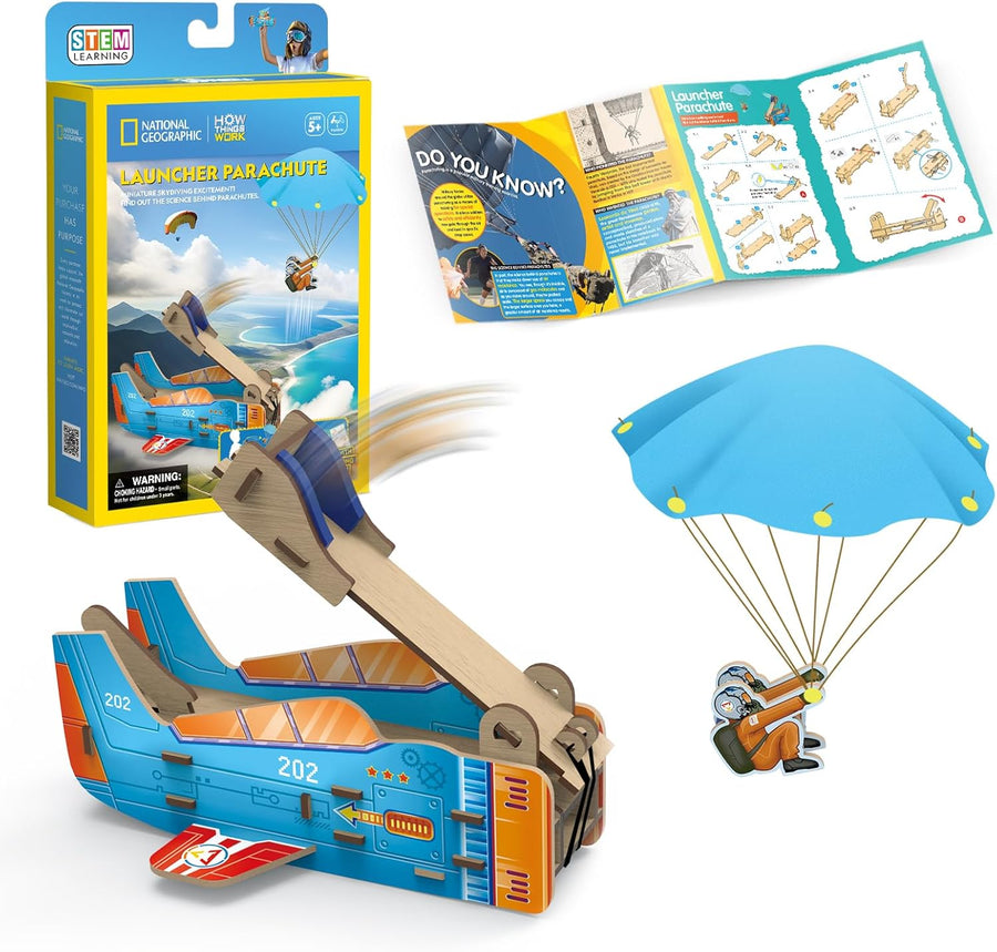 National Geographic 3D Puzzle Launcher Parachute 20-Pieces
