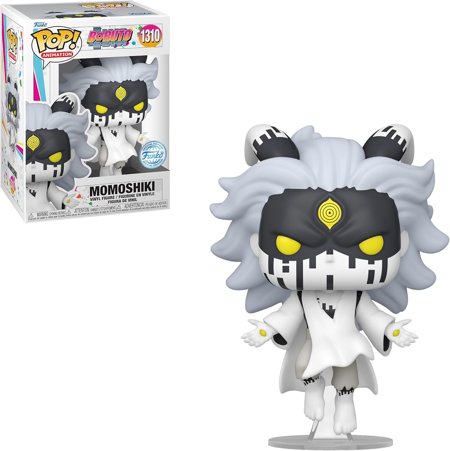 Funko Pop! Animation Boruto Next Generations - Momoshiki Special Edition White Exclusive Vinyl Figure