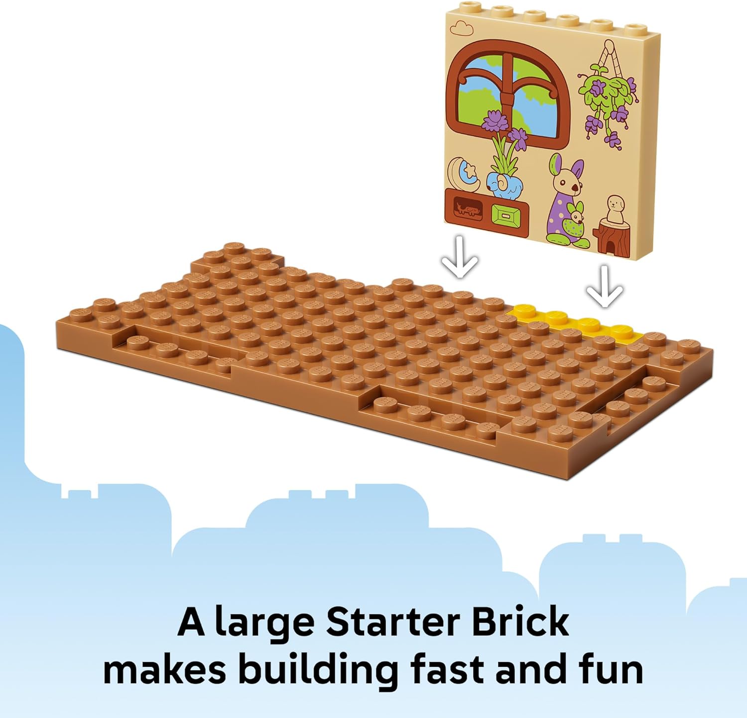 مدرسة LEGO بلووي مع راستي وبلووي - لعبة بناء للفتيات والفتيان، لعمر 4 سنوات فأكثر - شخصيات صغيرة ومجموعة لعب - هدية لأعياد الميلاد - 11221