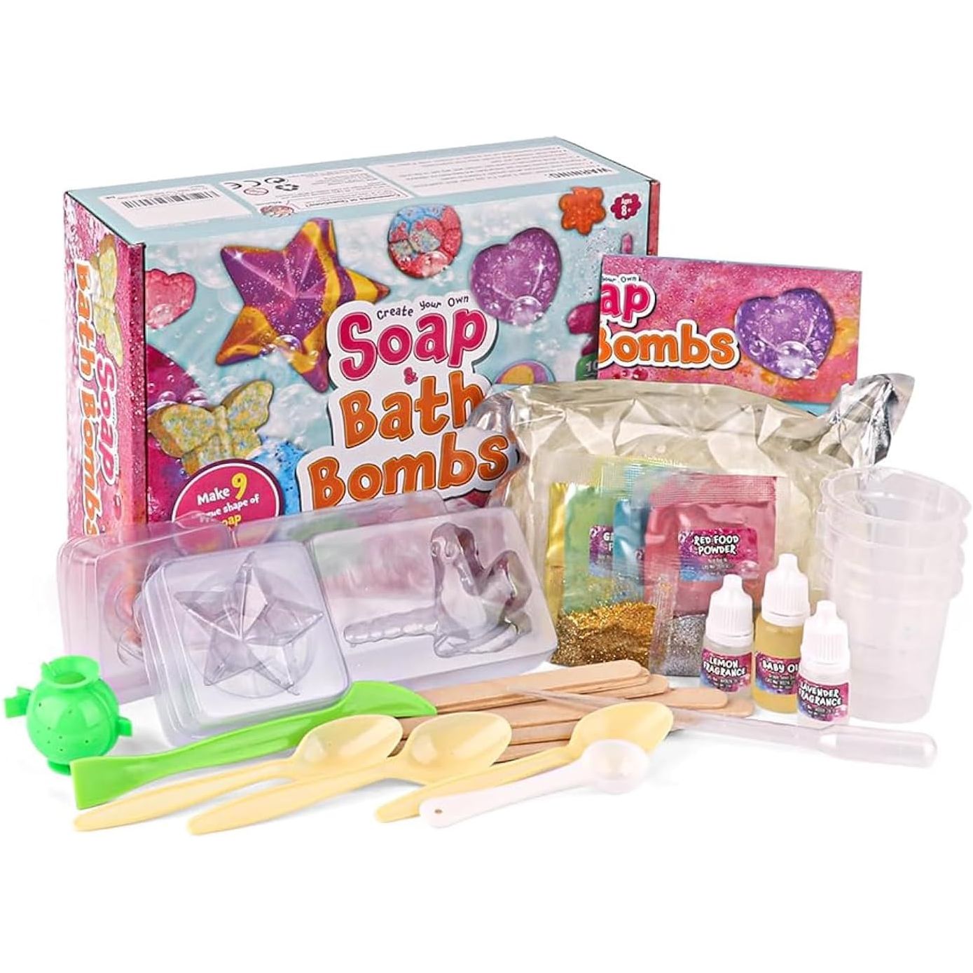 Eduman قم بإنشاء الصابون وقنابل الحمام الخاصة بك، لعبة DIY للأطفال