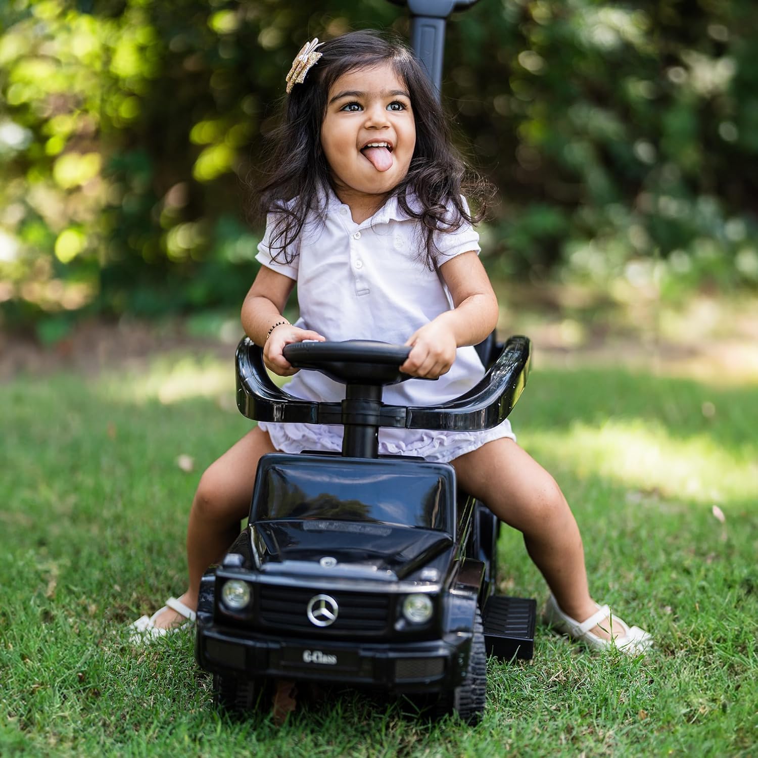 Tic Toys Grand Plus Multi-Position Ride-On with Music & Storage - Hot Pink