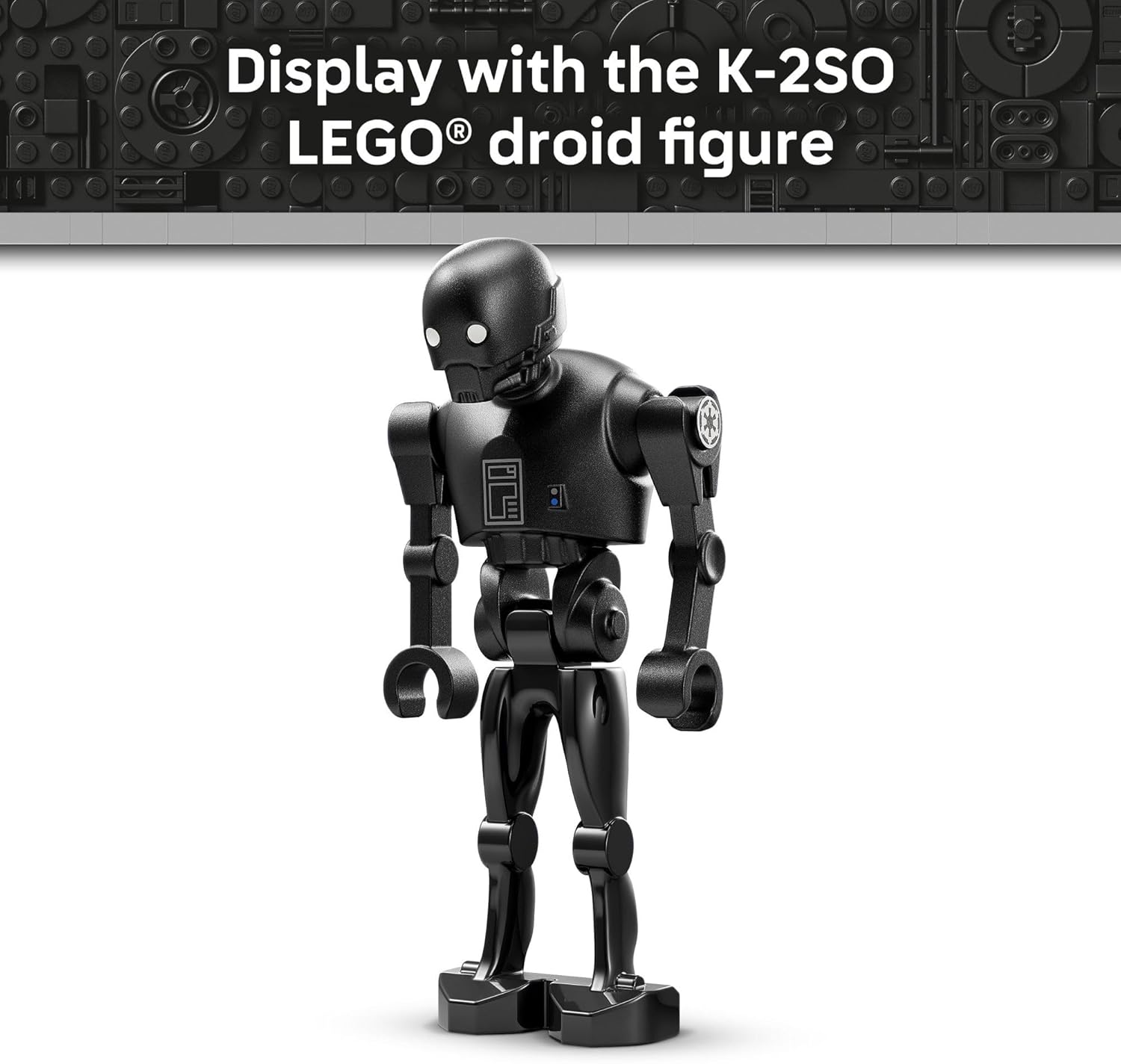 LEGO Star Wars: روبوت الأمن K-2SO من أندور - لعبة بناء للأطفال، للأعمار 10+ - هدية رائعة للأولاد والبنات - نموذج للتركيب وفكرة لتزيين الغرفة لمحبي مغامرات الخيال العلمي - 75434