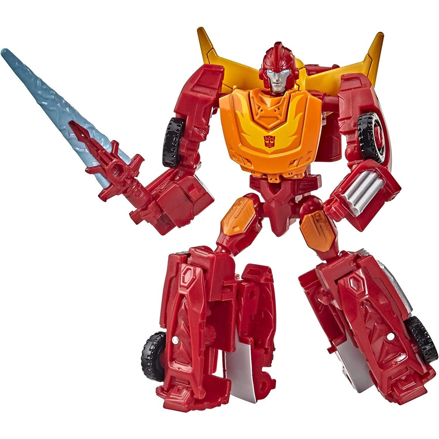 Transformers Toys Generations War for Cybertron: Kingdom Core Class WFC-K43 Autobot Hot Rod Action Figure - BumbleToys - 8+ Years, Boys, Figures, Pre-Order, Transformers