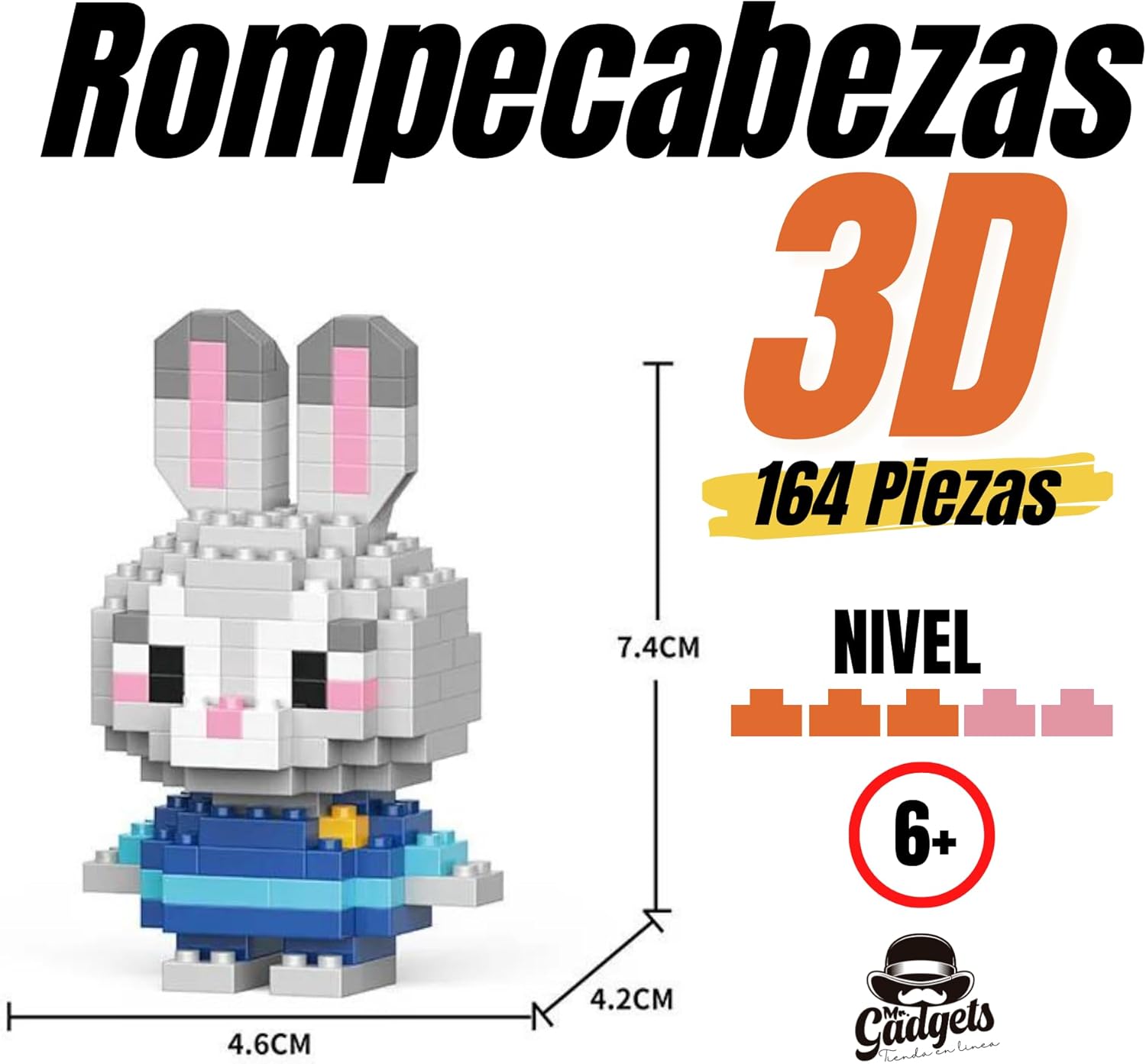 Disney Anime Princess Building Blocks 2601-30 mini Action toy Figures Blocks - Judy Hopps