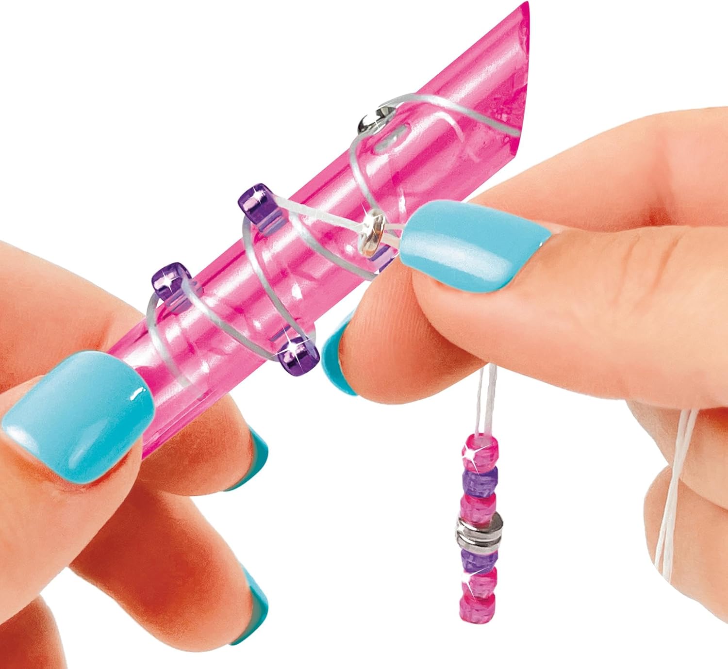 CRA-Z-ART Shimmer N Sparkle Real Sparkling Gem Air Styler Create Beaded gem Threads for Childrens Hair Present for Girls Aged 8 and Over