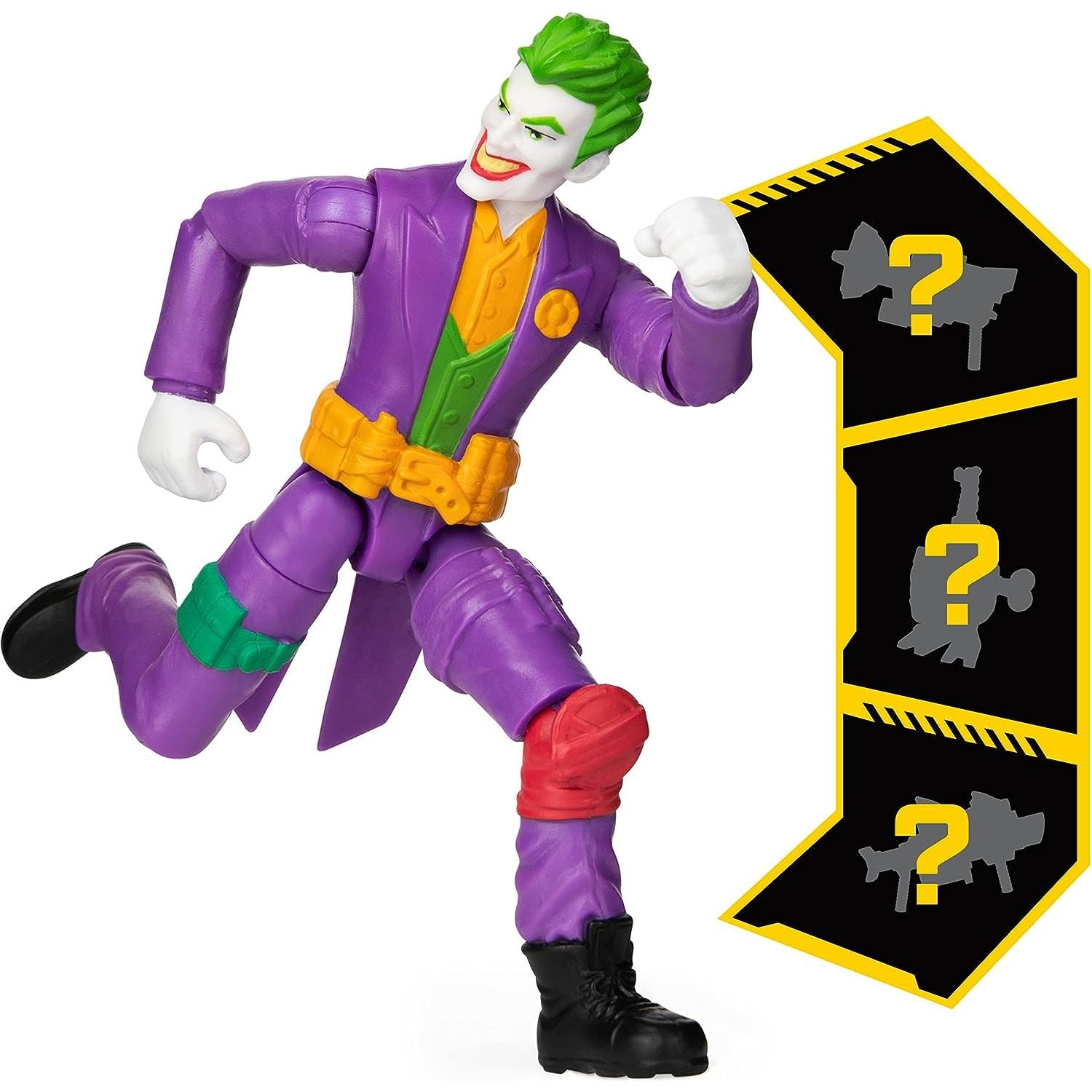 DC Comics Batman 4-inch The Joker Action Figures for Boys with 6 Mystery Accessories