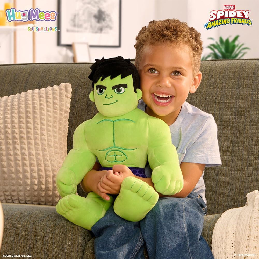 Jazwares Spidey and his Amazing Friends My Friend Hulk Plush 16 Inch