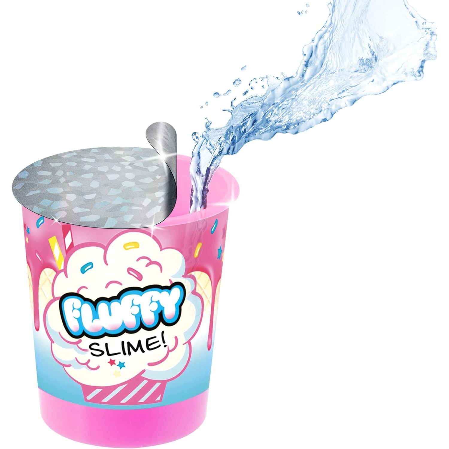 Canal Toys So Slime DIY Fluffy Pop Slime Shaker 1 Pack SSC096 - Blue