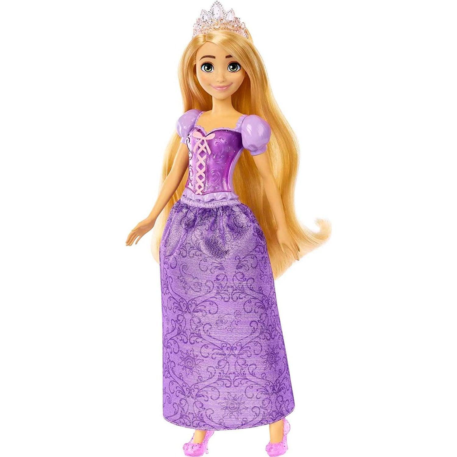 Mattel Disney Princess Rapunzel Fashion Doll, Sparkling Look with Blonde Hair, Blue Eyes & Tiara Accessory - BumbleToys - 5-7 Years, Boys, Disney Princess, Fashion Dolls & Accessories, Girls, Pre-Order
