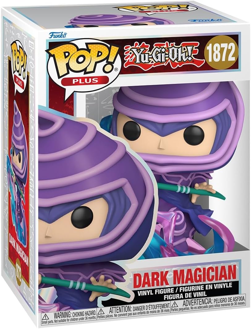 Funko Pop Plus: Yu-Gi-Oh- D Dark Magician - (Atk) - Collectable Vinyl Figure - Gift Idea - Official Merchandise - Toys for Kids & Adults - Anime Fans - Model Figure for Collectors and Display