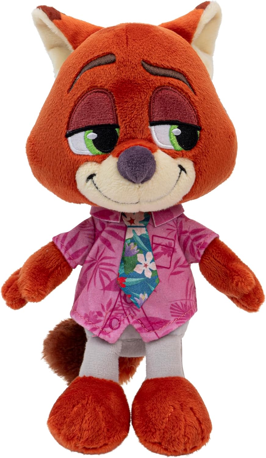 Zootrópolis Disney Zootrople 2 Nick Wilde 8" Plush Toy for Kids and Collectors Suitable for Ages 3 and Up