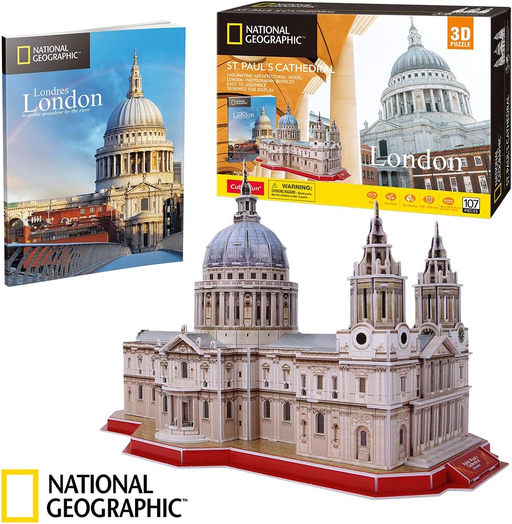 Cubic Fun St.Paul's Cathedral 3D Puzzle - 107 Pieces