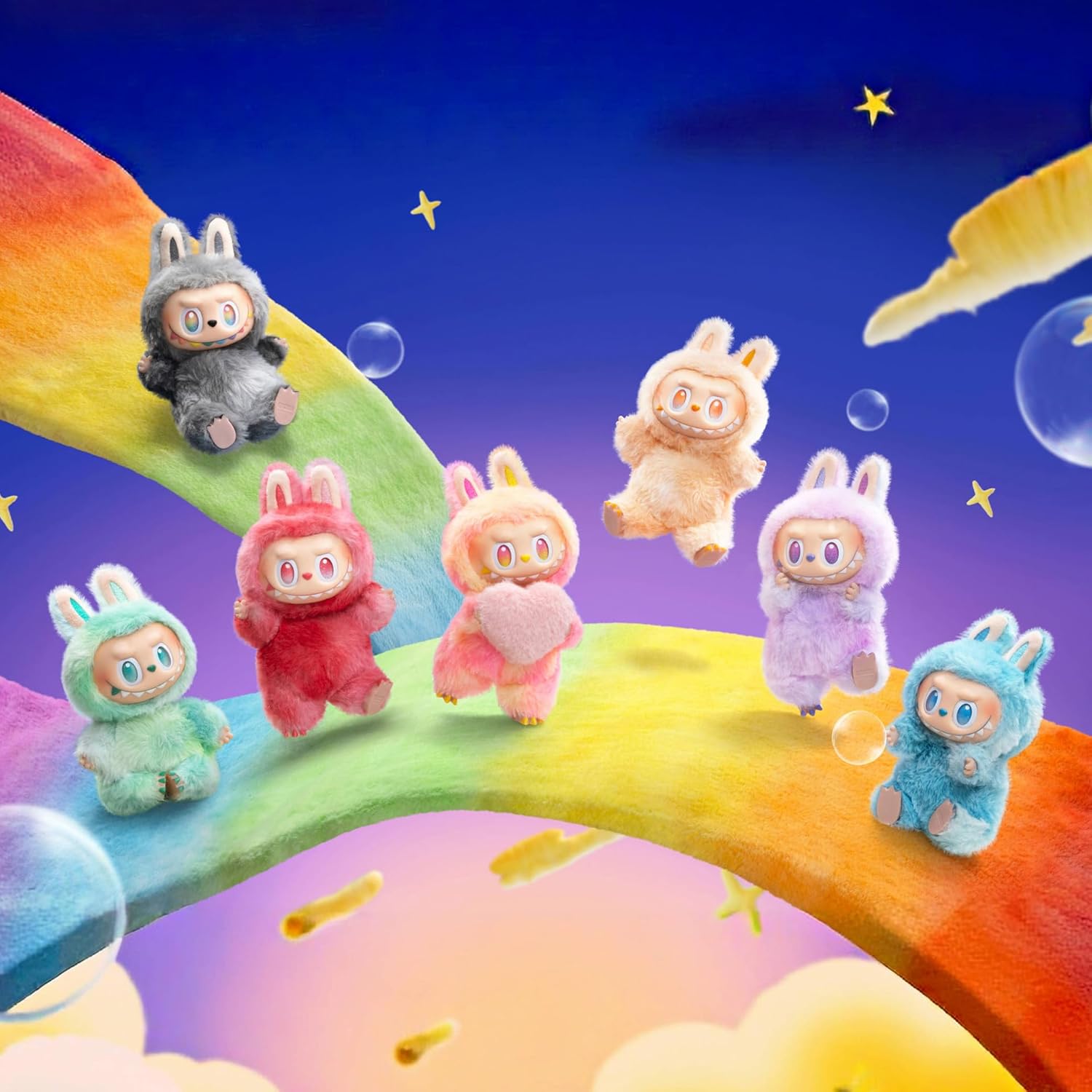 بوب مارت ذا مونسترز بيج إنتو إنرجي سيريز - صندوق أعمى من الفينيل المخملي