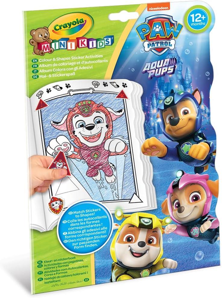 Crayola Vivid Imaginations Paw Patrol Colour and Shapes Activity Book