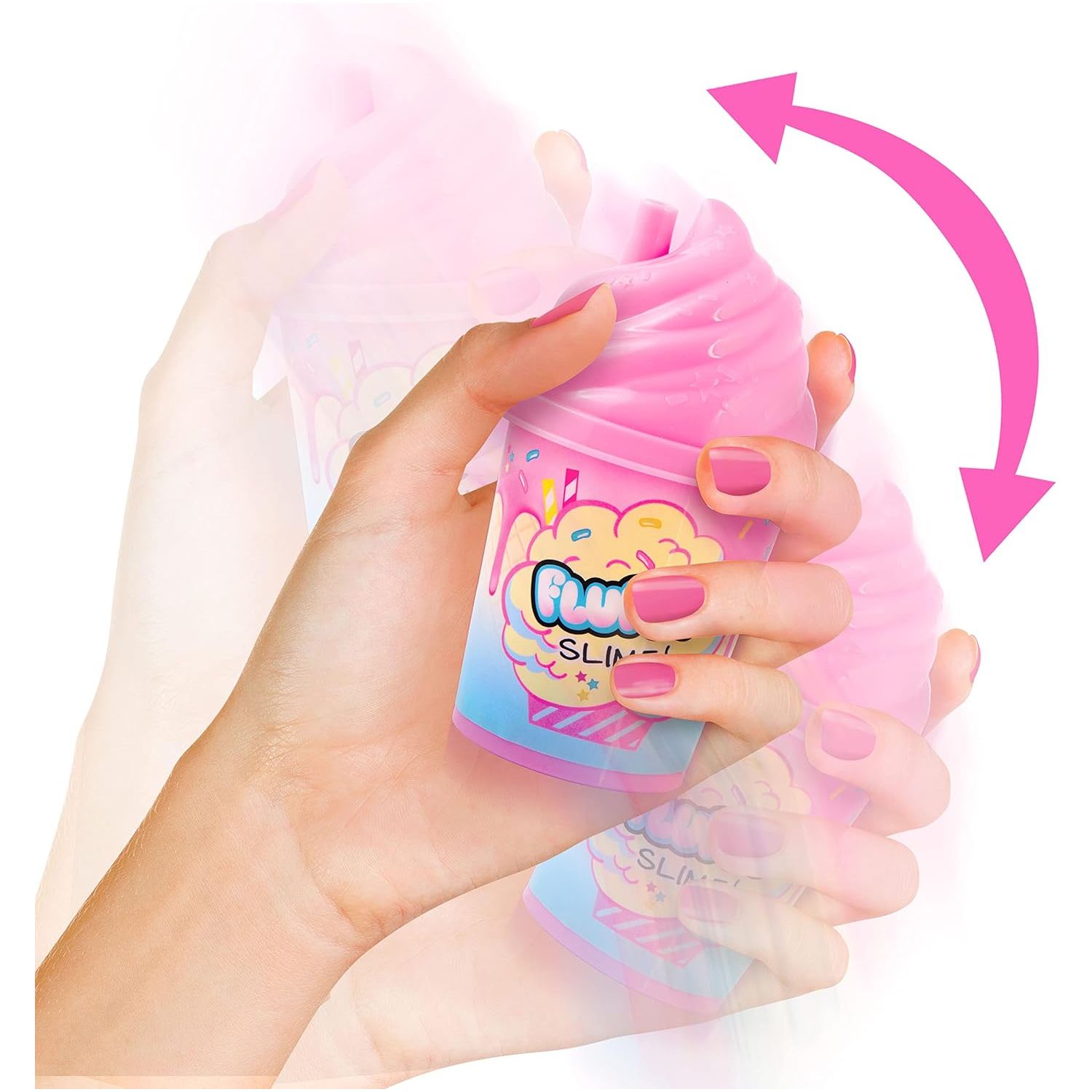 Canal Toys So Slime DIY Fluffy Pop Slime Shaker 1 Pack SSC096 - Pink