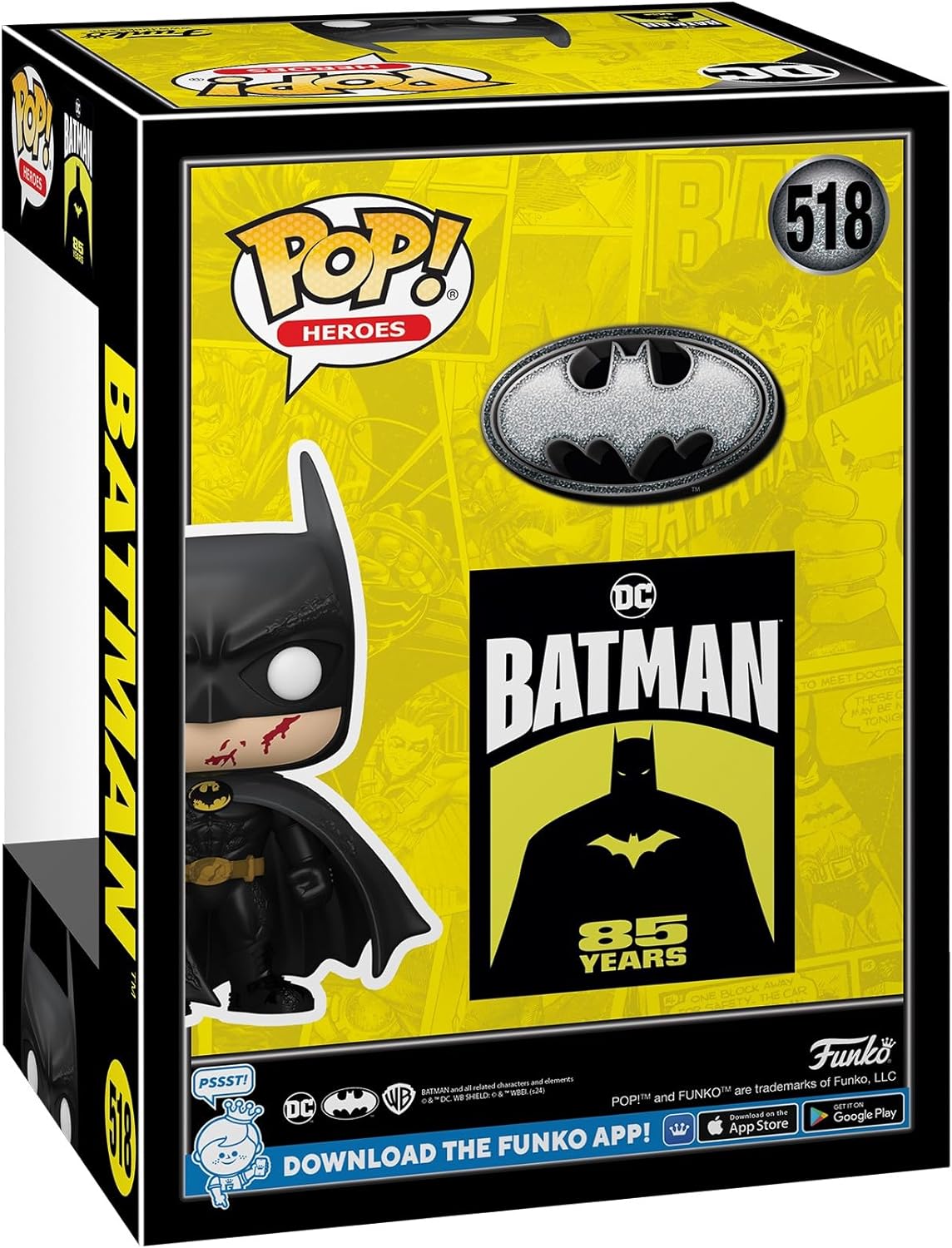 Funko Pop! Super Heroes Dc Batman 85th Anniversary - Batman Bloody