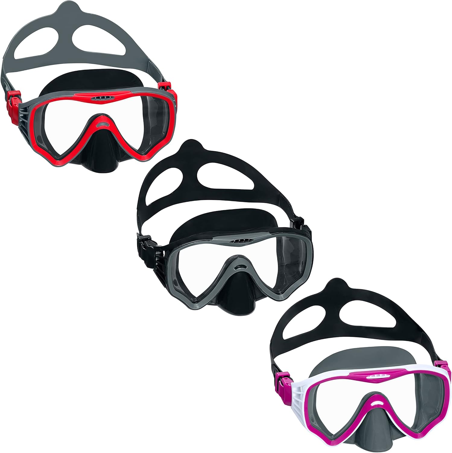 Bestway Crusader Pro Diving Mask - Colors May Vary