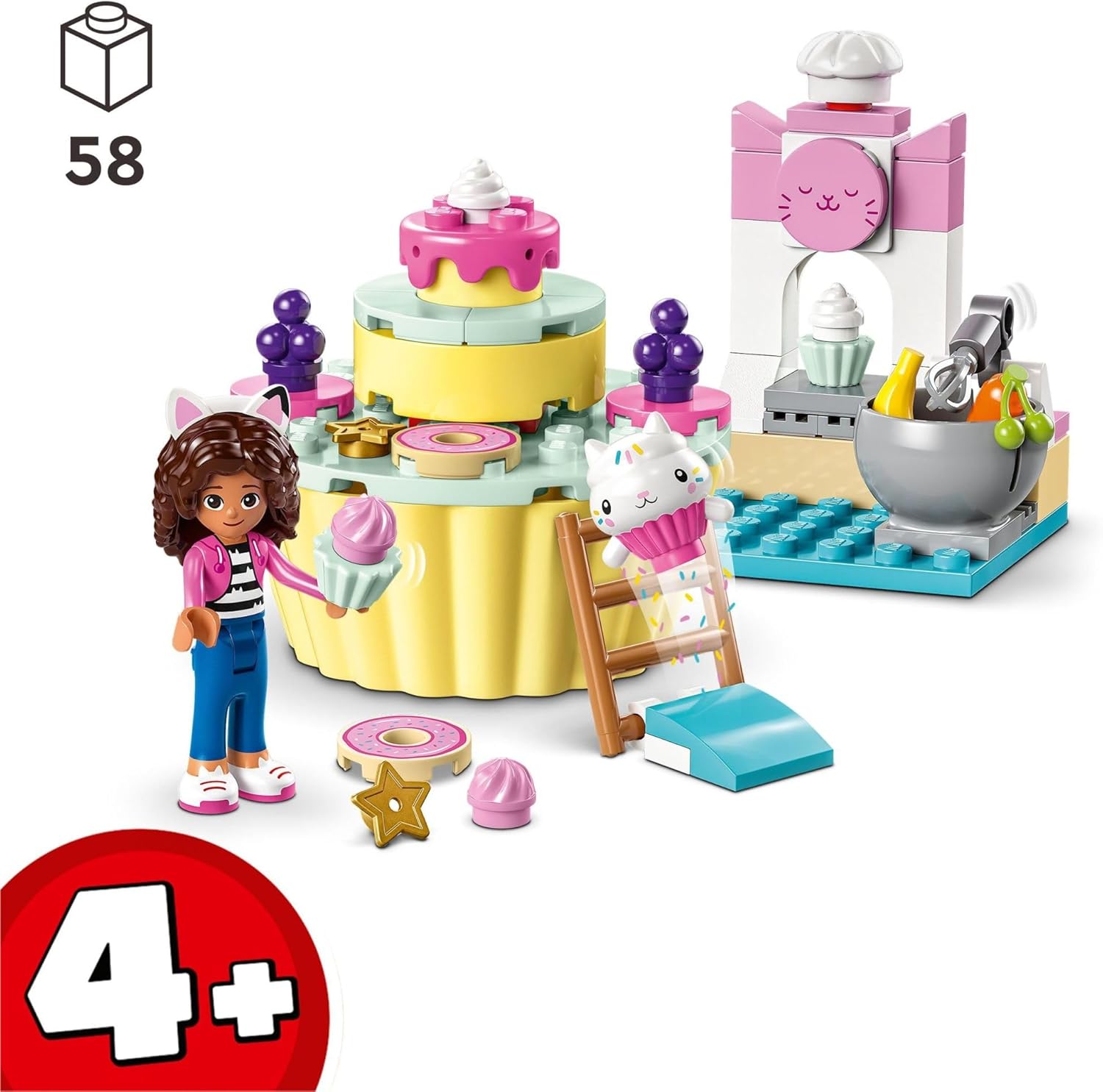 LEGO 10785  Gabby's Dollhouse Bakey with Cakey Fun 10785 Building Toy Set