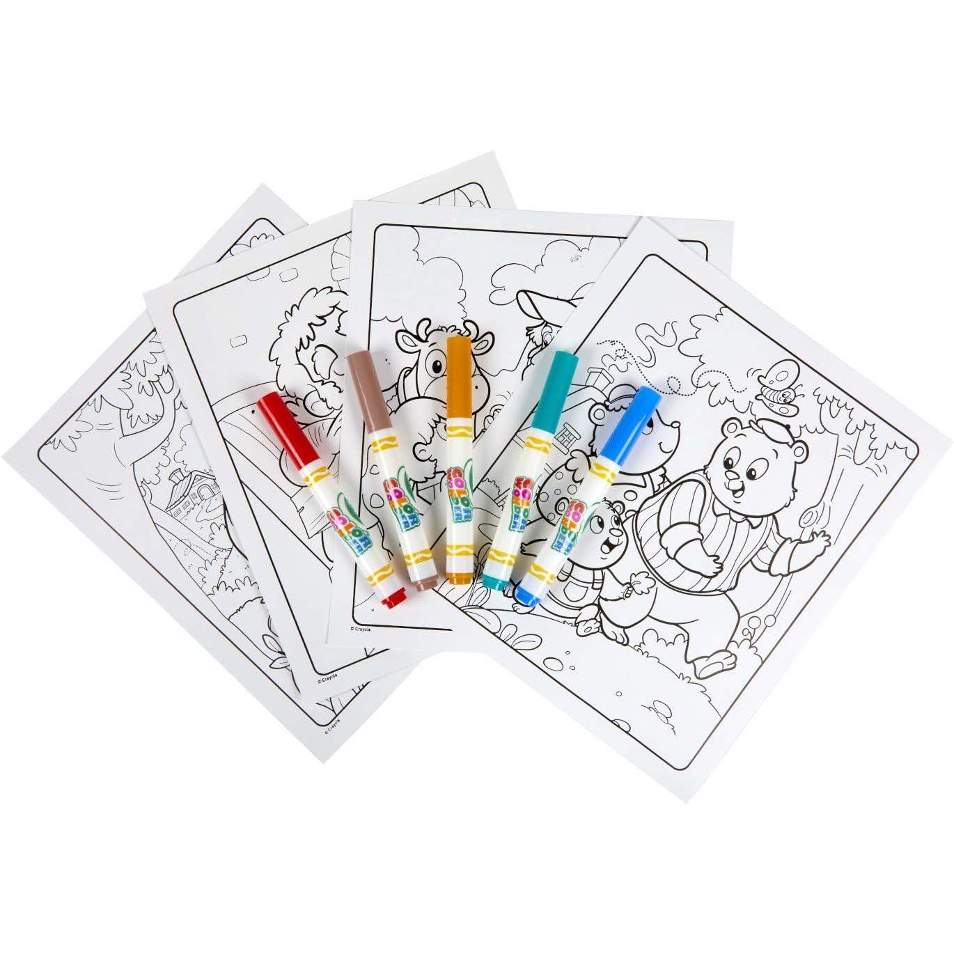 Crayola Color Wonder Fairytales (18 Pages), Mess Free Coloring for Kids & Toddlers