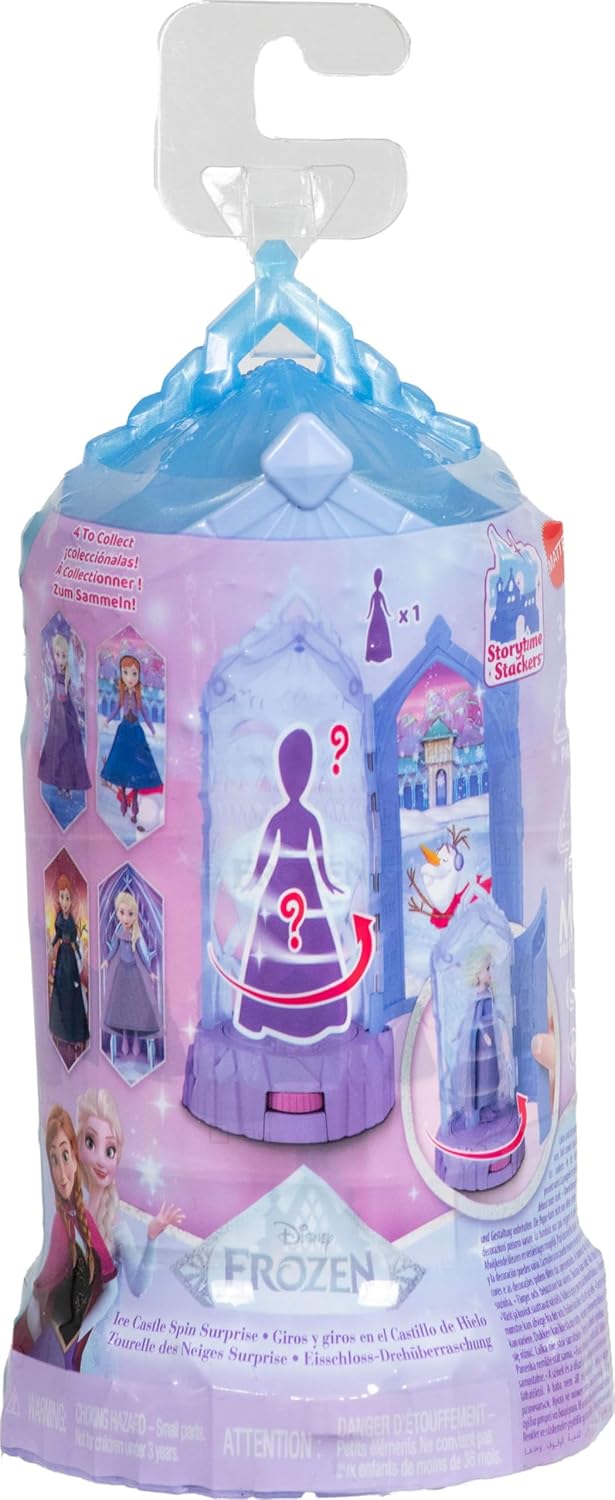 Mattel Disney Frozen Ice Castle Spin Surprise Toy Set