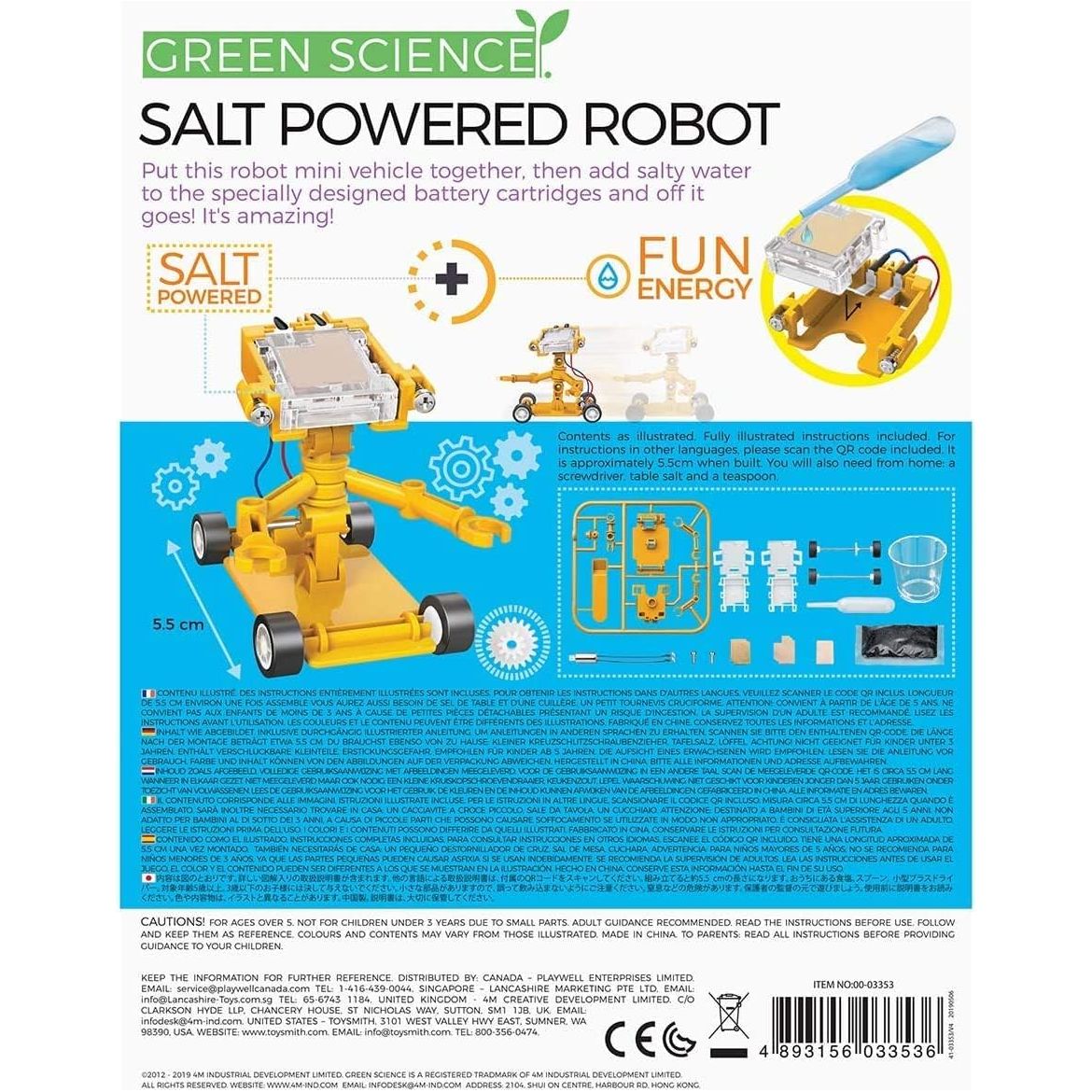 4M Green Science - Salt Water Powered Robot