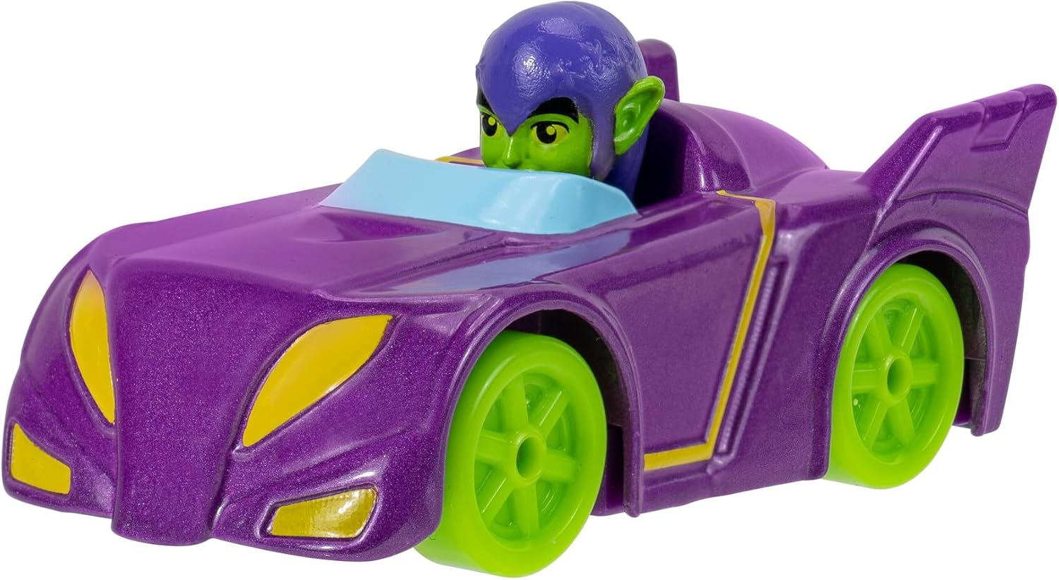 Disney Junior Marvel Spidey and his Amazing Friends Amazing Metals Race Car 1:64 Scale - Green Goblin