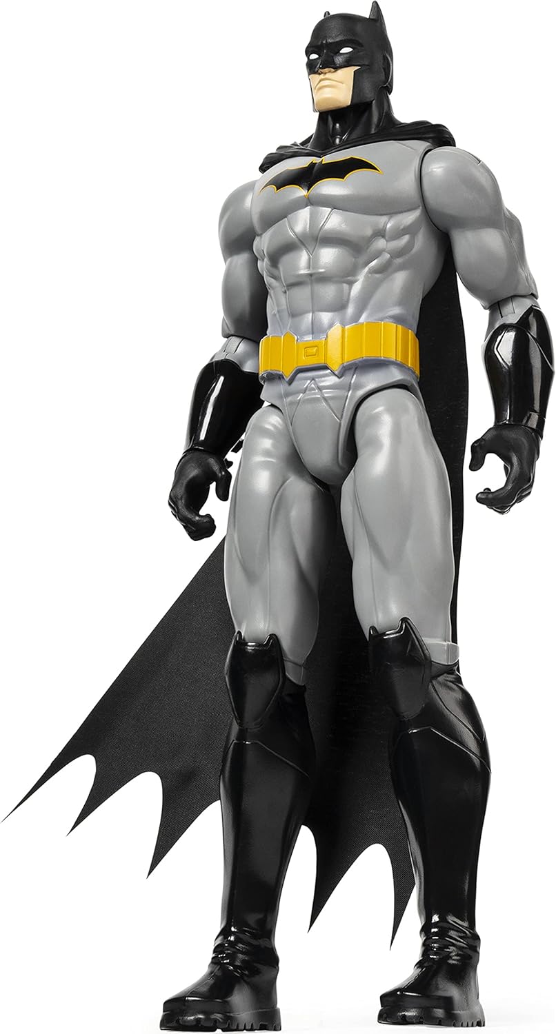 DC Comics Batman 12-inch Bat-Tech Batman Action Figure (Black/Grey Suit)