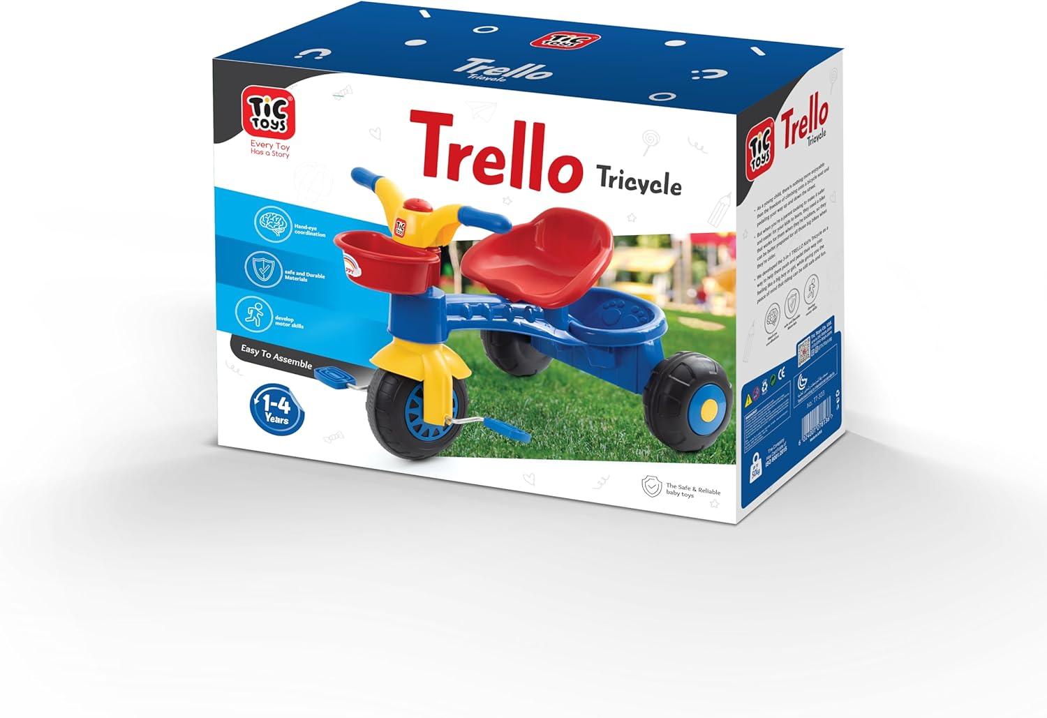 TIC TOYS KIDS Trello TRicycle 3 WHEEL BIKE - Blue