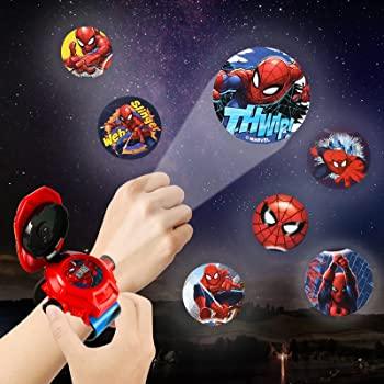 Projection children's watch - Spider-Man - 24 types of images of heroes .Projector Watch - BumbleToys - 5-7 Years, Boys, Girls, OXE, Toy Land, Wrist Watches