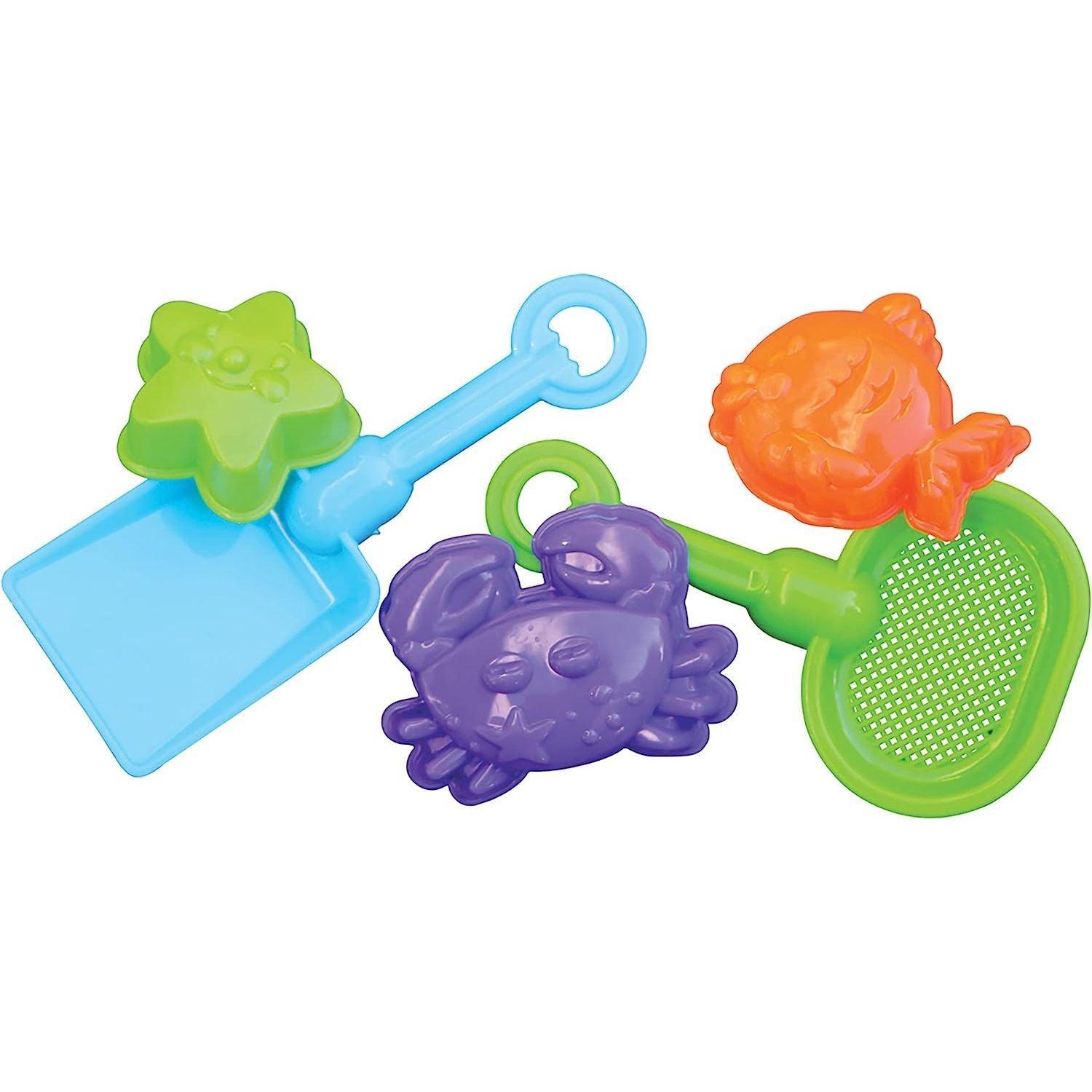 Stephen Joseph, Beach Tote with 6 Piece Sand Toys - Dino pirate - BumbleToys - 5-7 Years, Backpack, Cecil, Girls, Pre-Order, School Supplies, Stephen Joseph, Stephen Joseph 2023