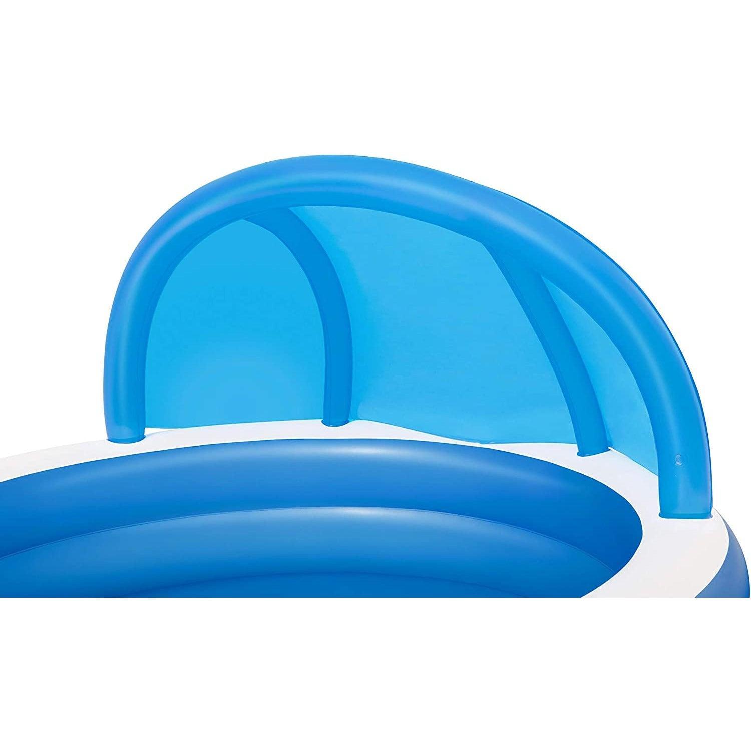Bestway 54337 Swimming Pool With Sunshade 241 x 140 cm - BumbleToys - 5-7 Years, 8-13 Years, Bestway, Boys, Floaters, Girls, Sand Toys Pools & Inflatables
