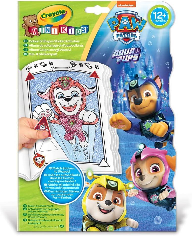 Crayola Vivid Imaginations Paw Patrol Colour and Shapes Activity Book