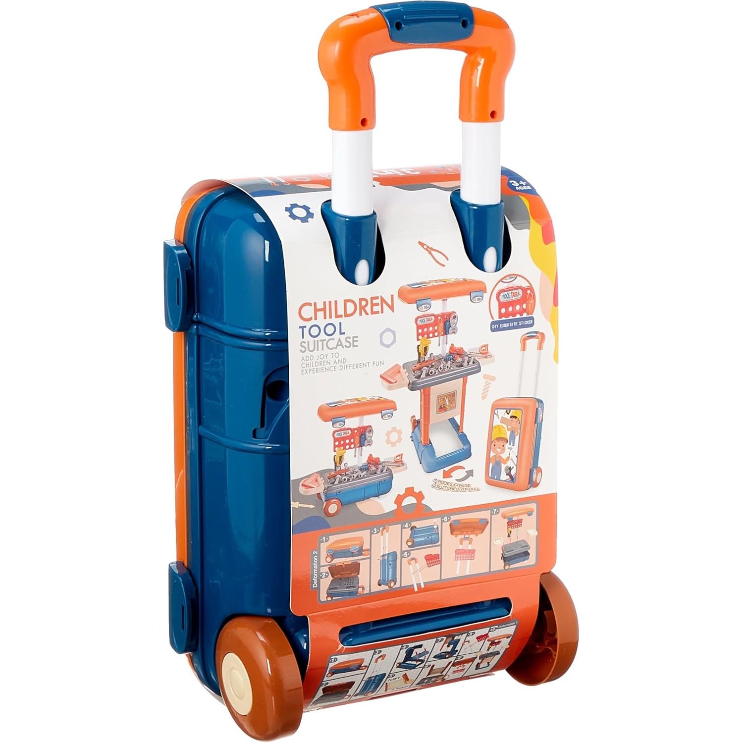 3 IN 1 Tool Suitcase children tools +3 - 009-013A