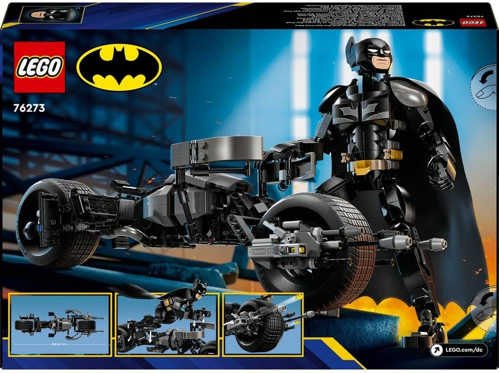 LEGO® 76273 DC Batman™ مجسم باتمان وباتمان قابل للبناء 