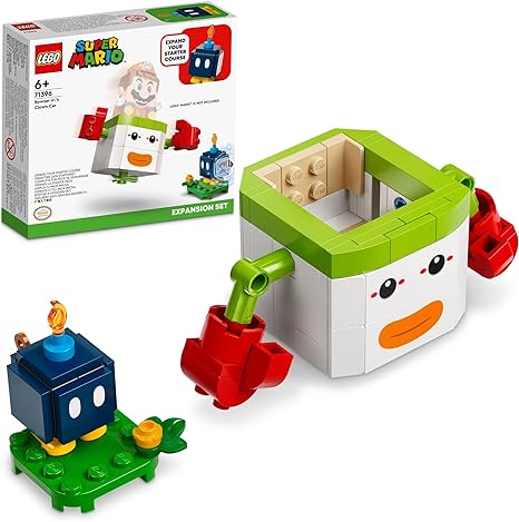 LEGO Super Mario Bowser Jr.’s Clown Car Expansion Set 71396 Building Kit; Collectible Toy for Kids Aged 6 and up (84 Pieces)