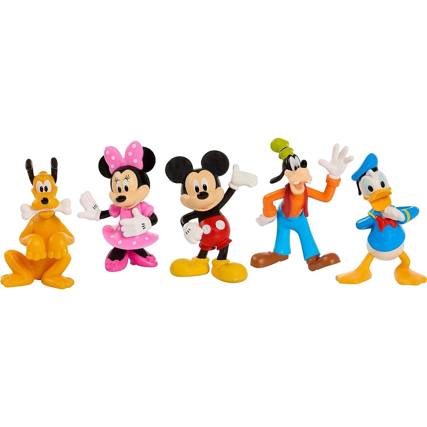 Mickey Mouse Collectible Figure Set, 5 Pack, Officially Licensed Kids Toys