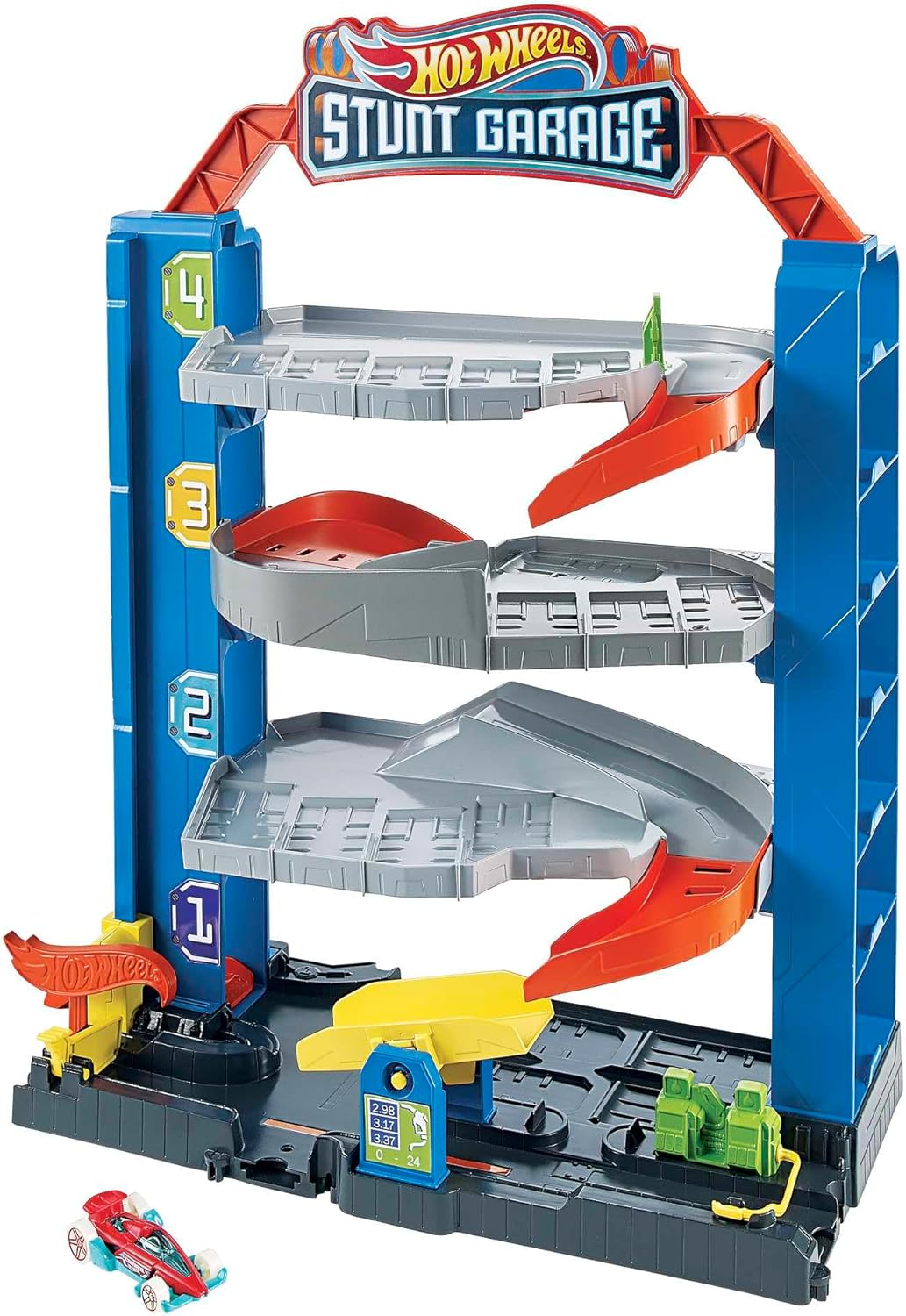 Hot Wheels City Stunt Garage Play Set Gift Idea for Ages 3 to 8 years