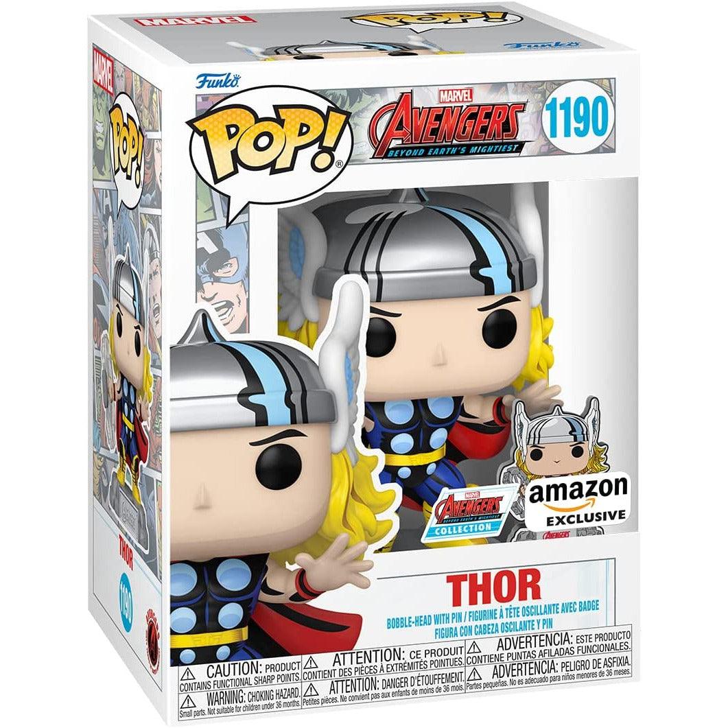 Funko POP The Avengers - Thor with Pin - BumbleToys - 18+, Action Figures, Boys, Characters, Disney Princess, Funko, Pre-Order