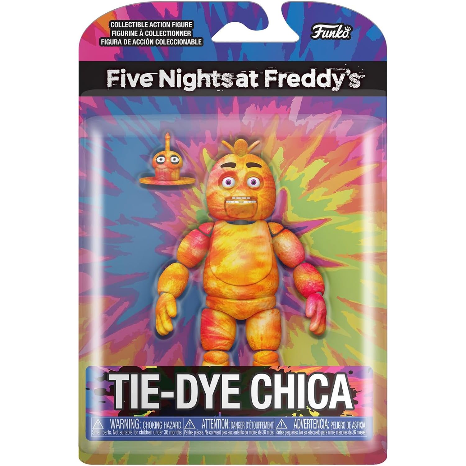 Funko Action Figure Five Nights at Freddy's (FNAF) Dreadbear - Tie Dye- Chica