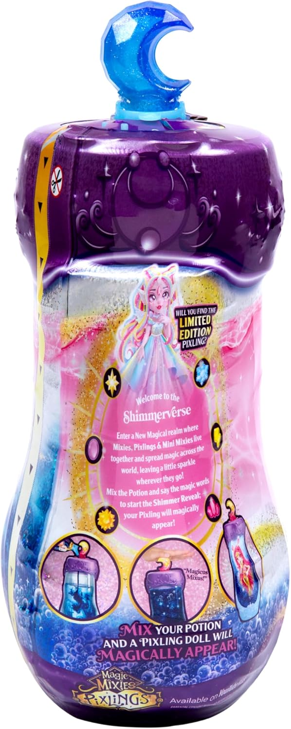 Magic Mixies Pixlings Shimmerverse Series, Create & Mix Magic Potion to Magically Reveal Marena The Ice Mermaid