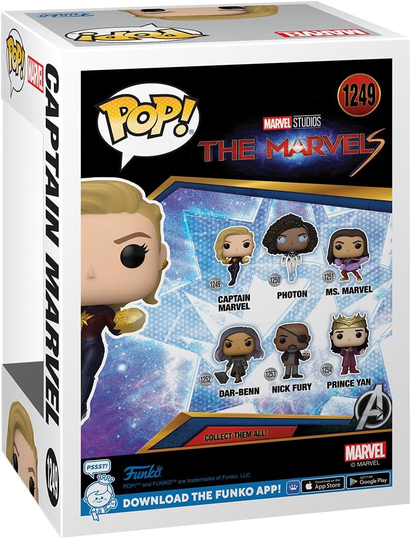 Funko Pop! أبطال خارقون: مارفل - ذا مارفلز - كابتن مارفل