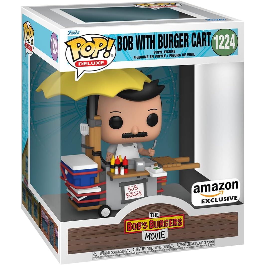 Funko Pop! Deluxe Bob's Burgers - Bob with Burger Cart