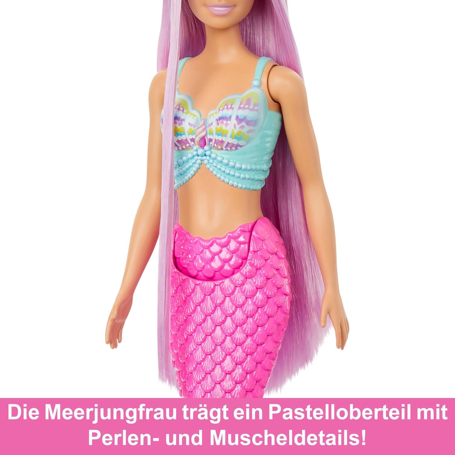 Mattel Barbie Mermaid Doll With 7-inch-Long Fantasy Hair & Accessories For Styling Play