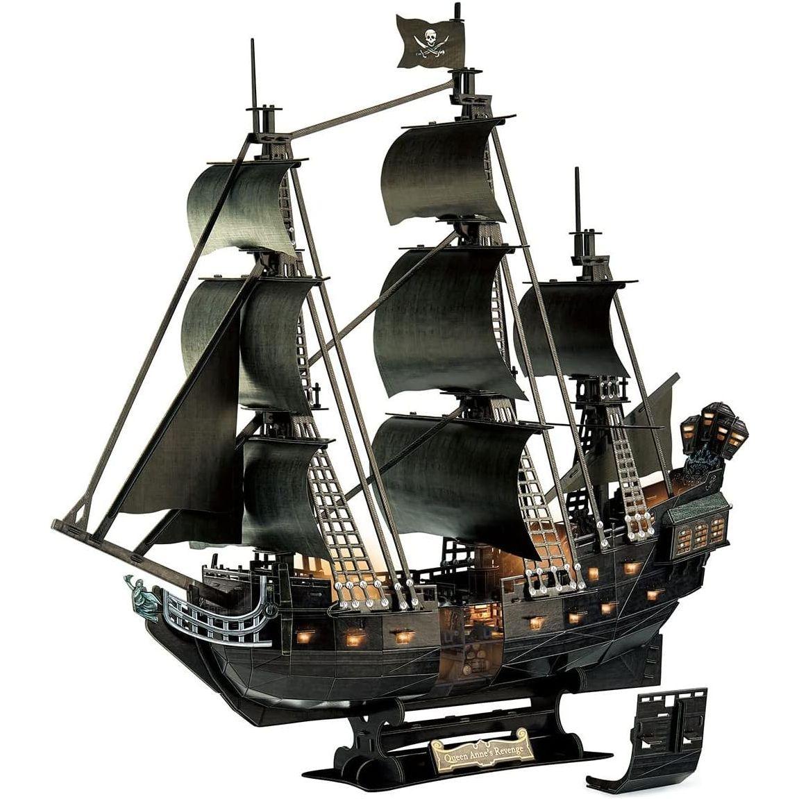 Cubicfun 3D Puzzle Of Queen Anne's Revenge Blackbeard's ship