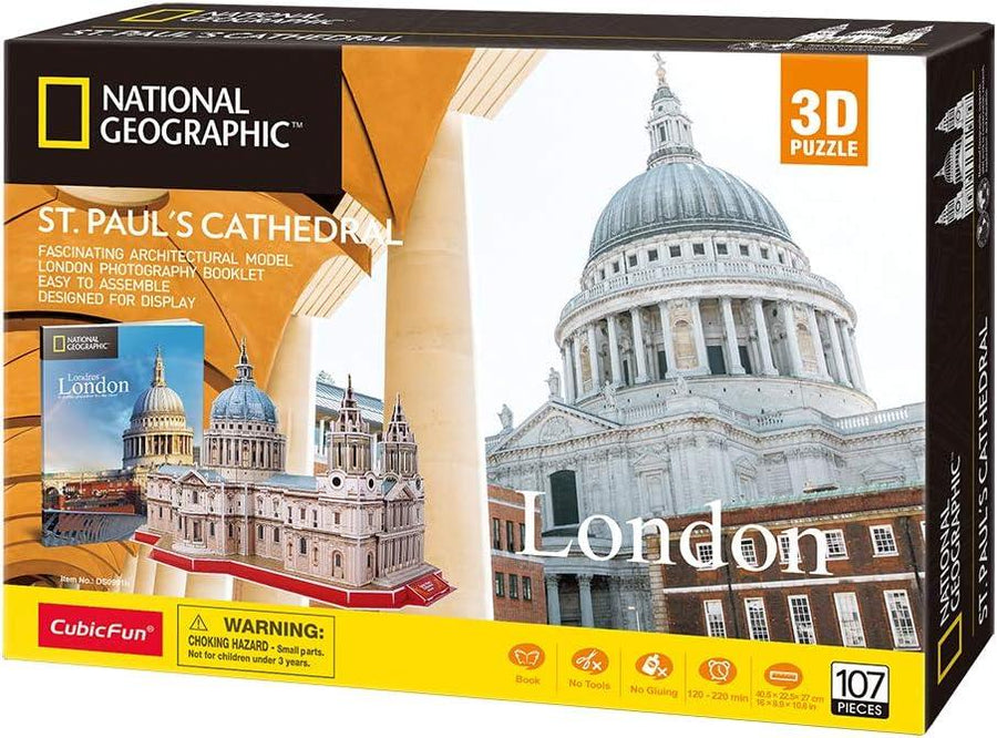Cubic Fun St.Paul's Cathedral 3D Puzzle - 107 Pieces