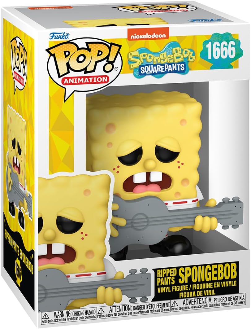 الرسوم المتحركة الكرتونية Funko Pop!: Nickelodeon - Spongebob SquarePants - Ripped Pants Spongebob