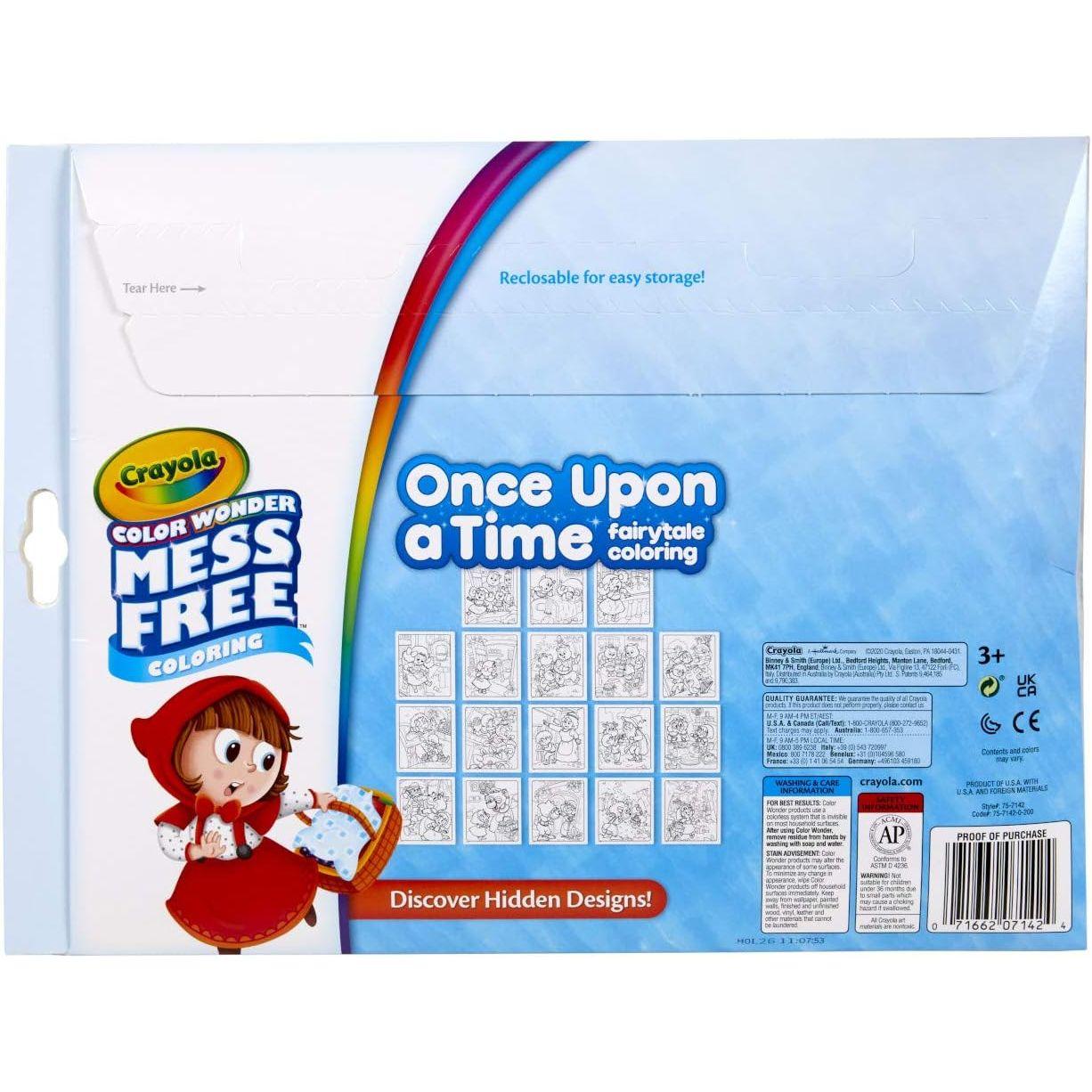 Crayola Color Wonder Fairytales (18 Pages), Mess Free Coloring for Kids & Toddlers